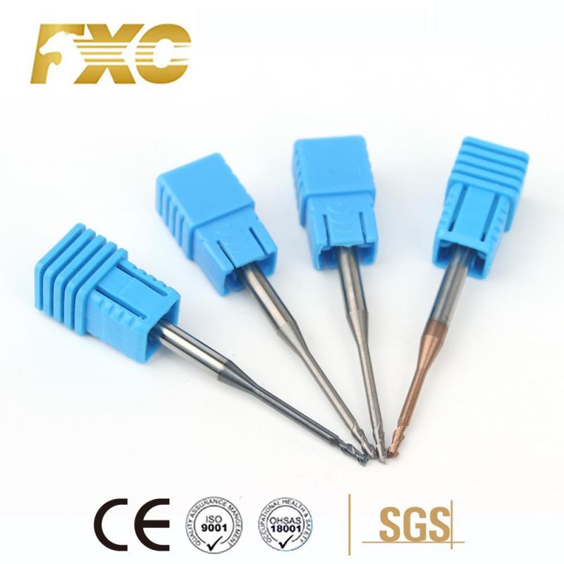 2 Flutes Carbide Long Neck End Mill for Aluminum