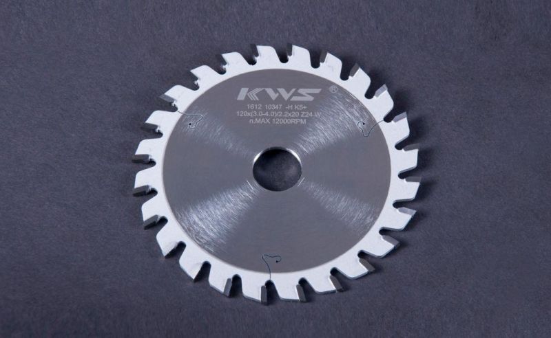 Carbide Scoring Saw Blade with Chrome Surface