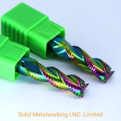 4 Flutes CNC tools for nonferrous carbide rough end mill