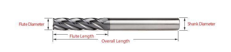 Factory Direct Supplier Carbide Flat End Tools Mill Milling Cutter