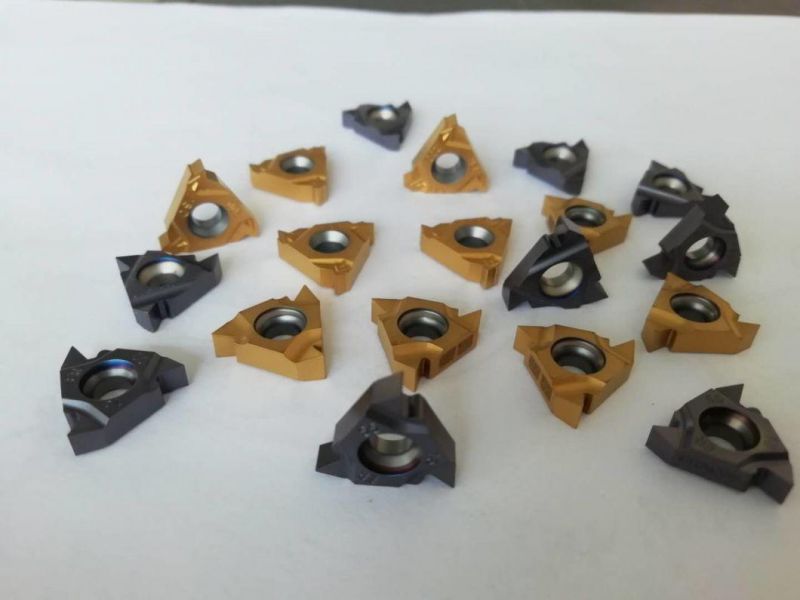 Cemented Carbide Threading Inserts PVD Coating 16erag60/16nrag60 Use for Tapping Tools