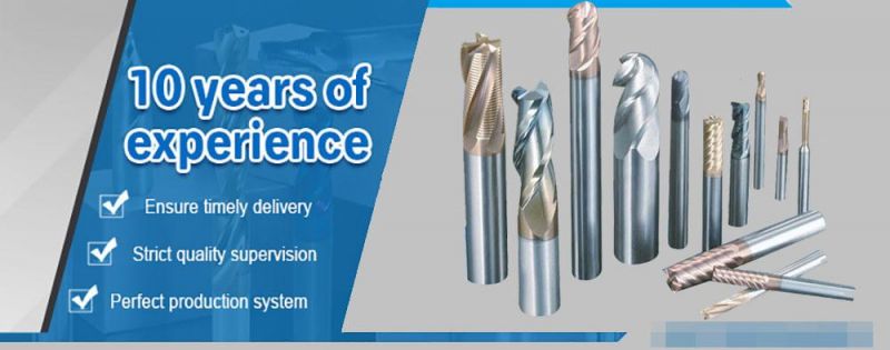 Durable HRC55 3 Blade Milling Cutters