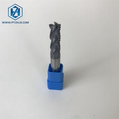 Tungsten Carbide Cutting Tools 4 Flute Rough End Mill Cutter