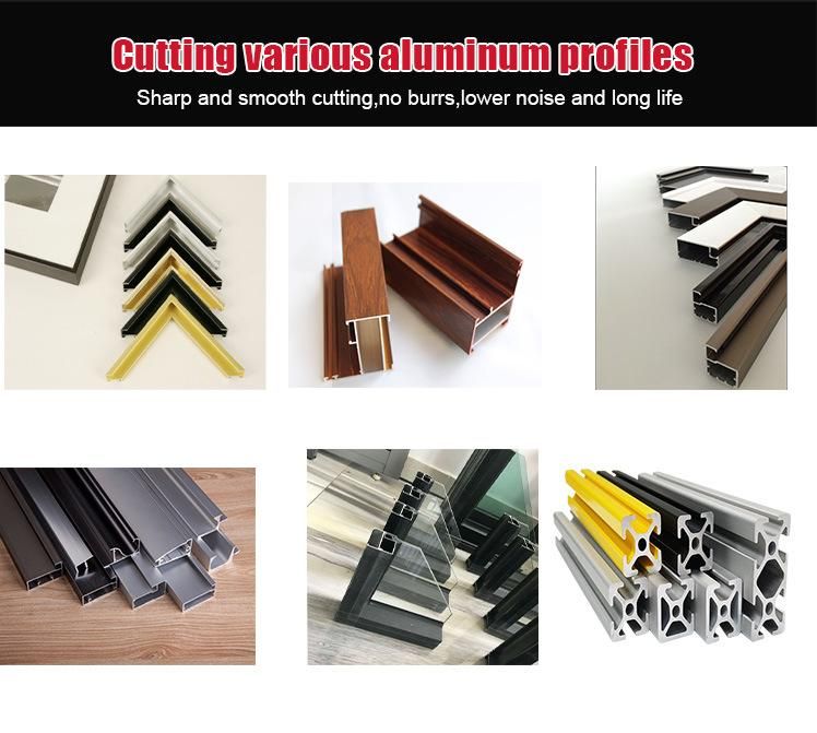 Industrial Aluminum Profile Cutting Tungsten Carbide Aluminum Tct Circular Saw Blade