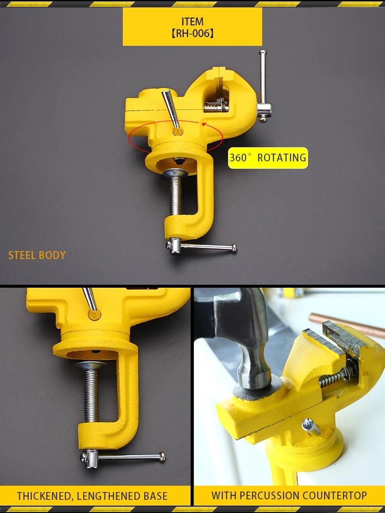 60mm Clamp on Hobby Bench Vice