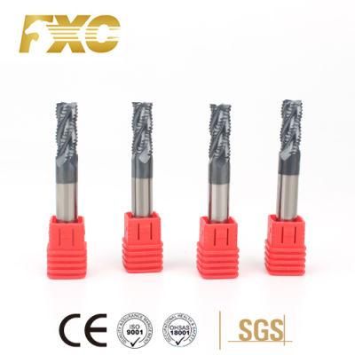 HRC45 Tungsten Carbide Roughing End Mill for Steel