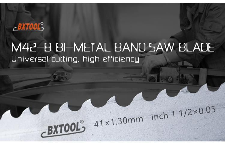 M42-B High Performanc 41*1.30mm Inch 1 1/2*0.05 Bimetal Band Saw Blade