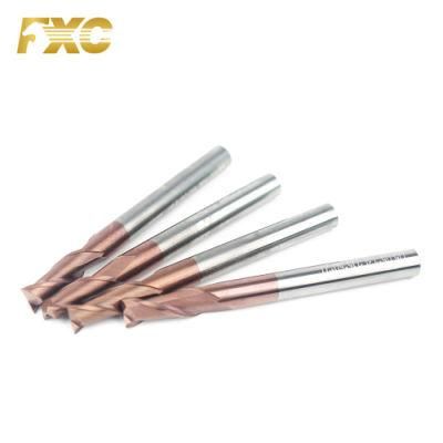 Wholesaler HRC 55 Solid Carbide End Mills 2 Flutes Standard Cutter