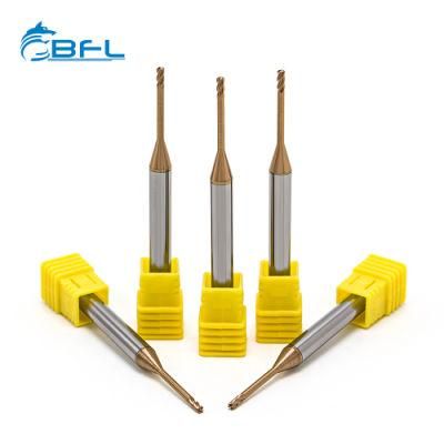 Bfl Solid Carbide Long Neck Short Flute Flat Milling Cutter Cutting Tool