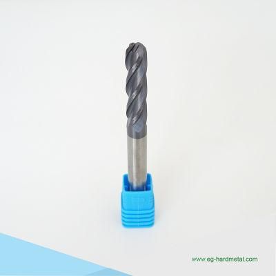 Tungsten Solid Carbide Straight Shank Ball Nose End Mill