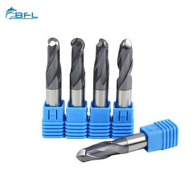 Bfl R10*D20*30*100-2f Carbide Bull Nose End Mill CNC Bits in Stock Black Coating HRC45/55/65