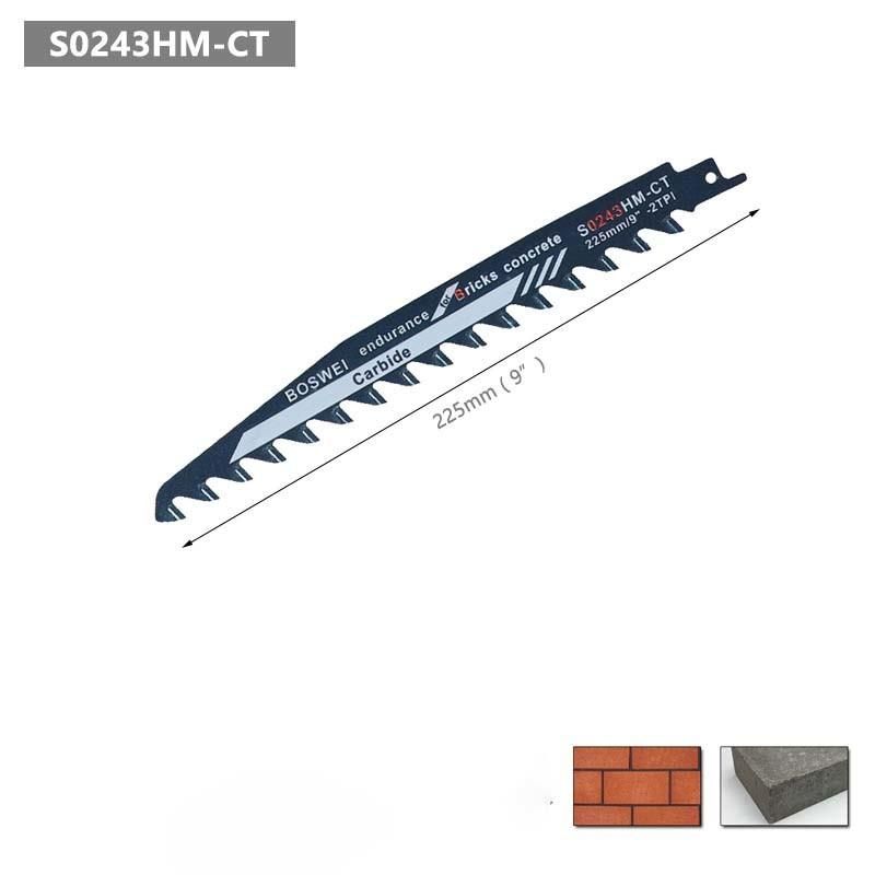 Reciprocating Saw Saber Saw Blade Jig Saw Blade Aerated Block Red Brick Stone Plastic Cutting Saw Blade Alloy Saw Blade