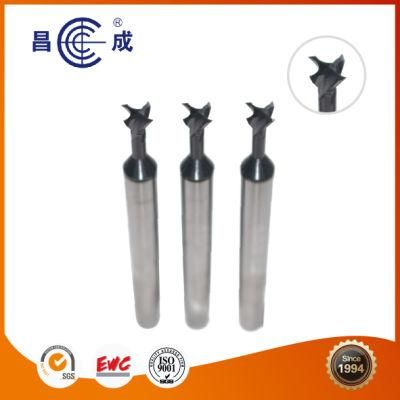 No-Standard Tungsten Solid Carbide Dovetail End Mill Cutter with High Quality
