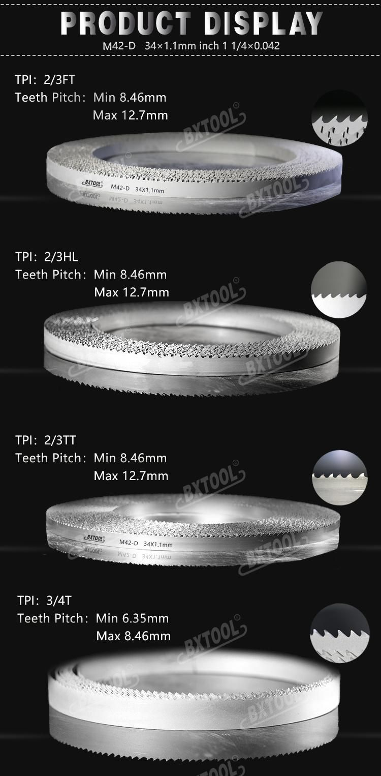 34mm*1.1mm Band Saw Blade for Cutting Best Quality