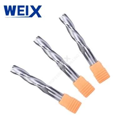 Weix Upordown Cutting End Mill Carbide 3 Flutes Spiral End Mill Cutters for Woodworking