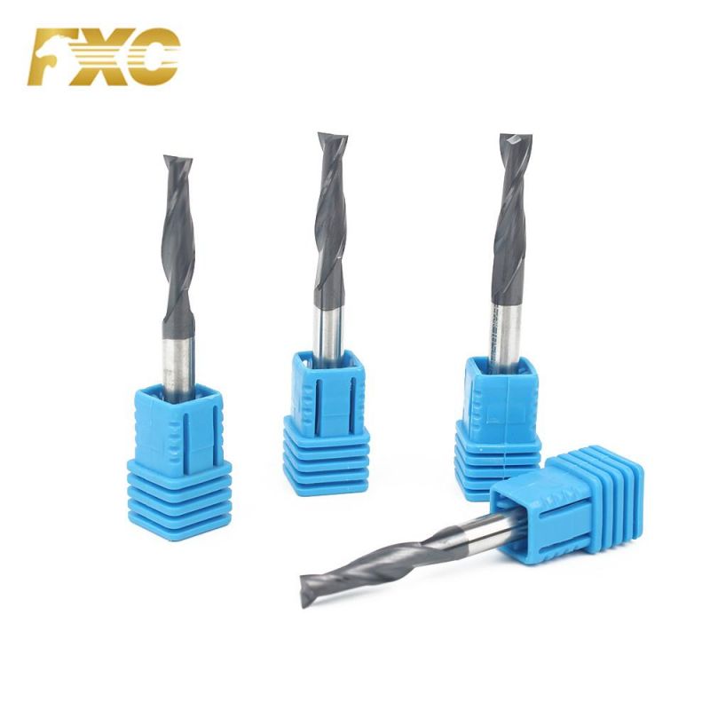 2 Flutes HRC45 Solid Carbide Square End Mills for Metal