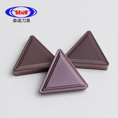 CNC Indexable Cemented Carbide Turning Blade Carbide Tips Tpmr 160304