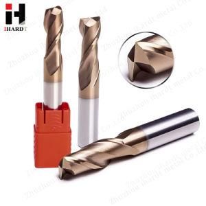 HRC55 2 Flute Square Tungsten Carbide End Mills Milling Cutter