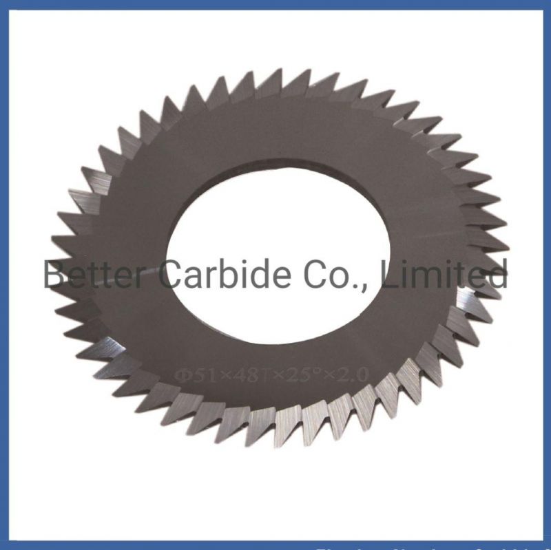 PCB Cemented Tungsten Carbide Saw Blade - Diamond Circular Saw Blade - Customized V-Cut Cutting Blade