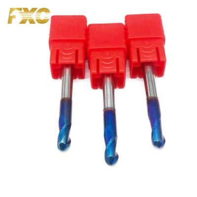 HRC60 Degree 2 Flutes Ball Nose End Mill Cutters