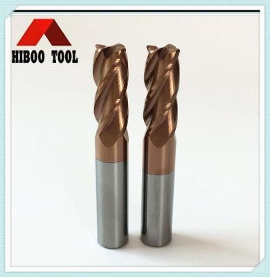 Tungsten Carbide Corner Raduis End Mill Carbide Cutters