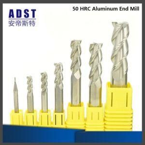 50 HRC 3 Flutes End Mill Aluminum End Milling High Perormance CNC Milling Cutter
