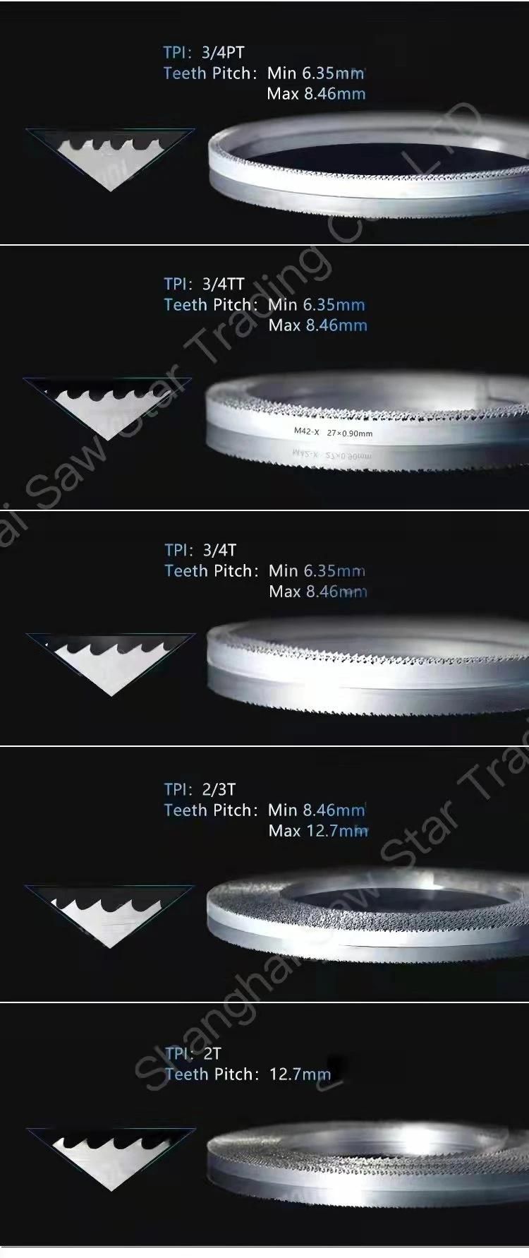 34mm * 1.1mm * 4560mm* 3/4 Tooth Saw Blade for Cutting The Best Quality