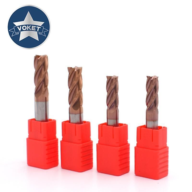 55degree Solid Tungsten Carbide 2 Flutes End Mill Cutter Square End Mills HRC55 Milling Cutter 1mm 1.5mm 2mm 2.5mm 3mm 4mm 5mm 6mm 8mm