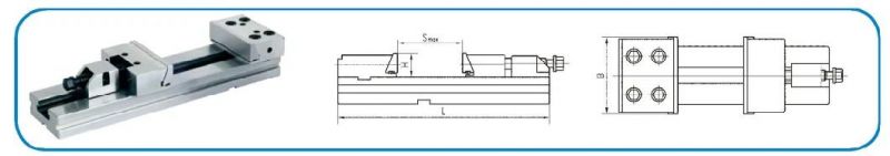 Gt200 Series Precision Modular Vice CNC Milling Machine Vise