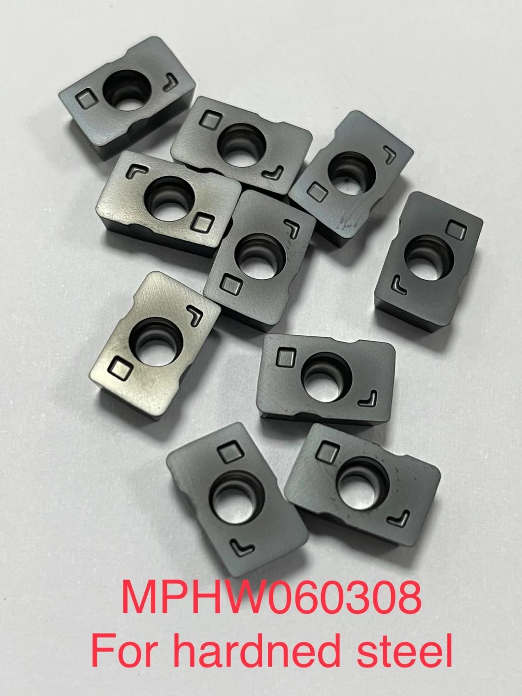 Tungsten Carbide CNC High Feed Turning Thread Milling Inserts Rpmt1003mo-T23