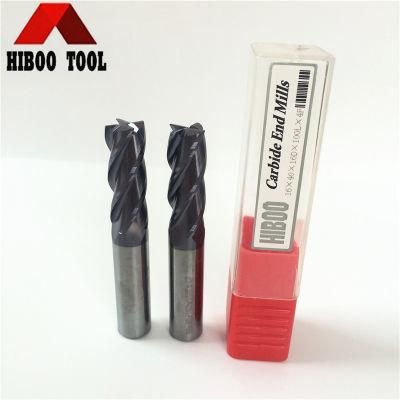 Tungsten Carbide 4flutes High Speed End Mill for Steel