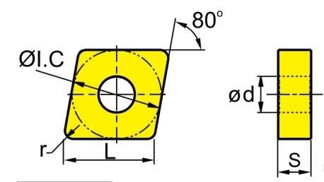 CNMG-LM Tungsten Carbide External Turning Inserts Cutting Tools