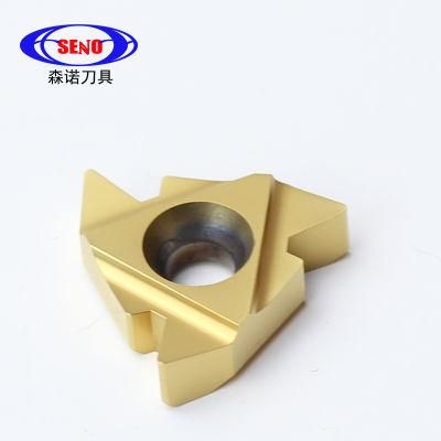 CNC Indexable Cemented Carbide Tips Coated External Threading Blade 16er14un