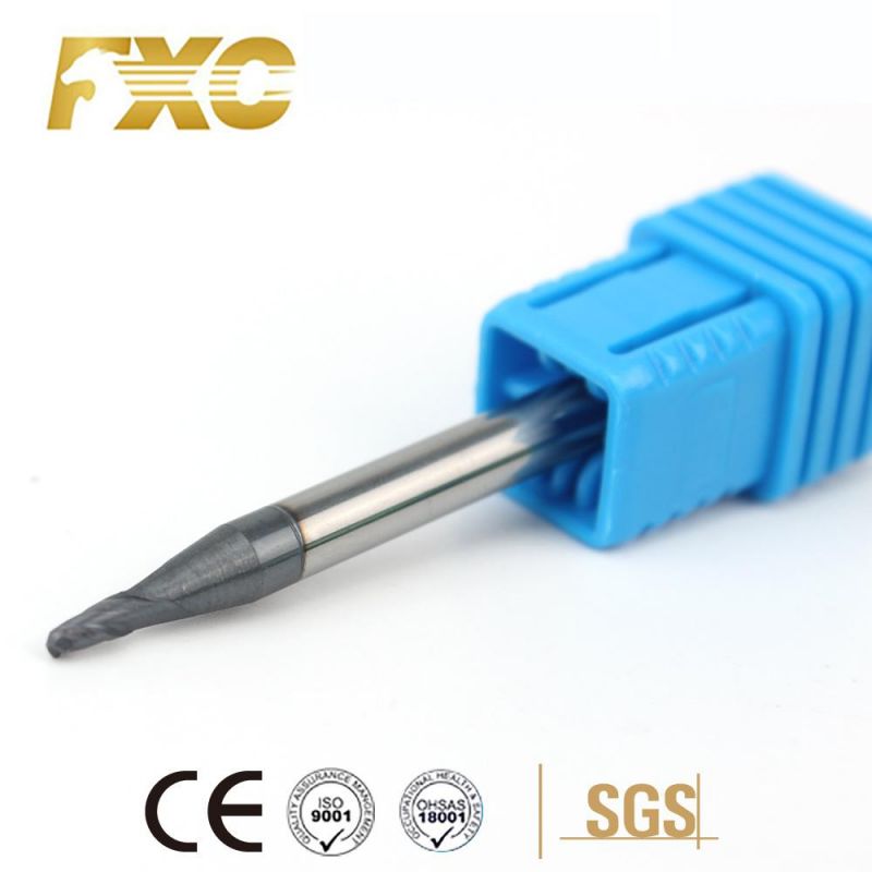 New Design Carbide Ball Nose End Milling Cutter with 2 Flutes