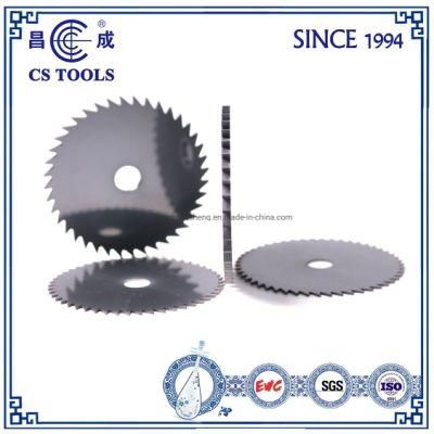 Solid Carbide Slitting Saw Circle Blades for Cutting Metal
