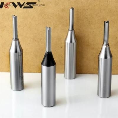 Kws 3mm 1/2*3*8 2t Tct Straight Bits for Wood End Milling