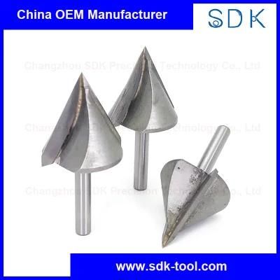 Solid Carbide 3D V Groove Router Bits Milling Cutter for Wood 60 90 120 150 Degree