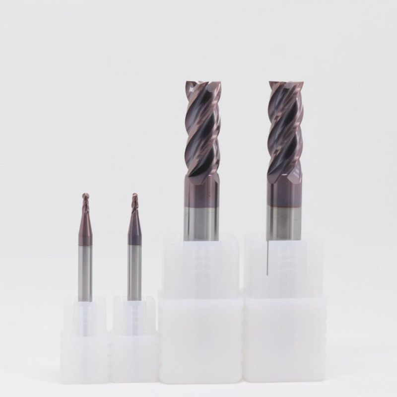 4 Flutes CNC tools for nonferrous carbide rough end mill