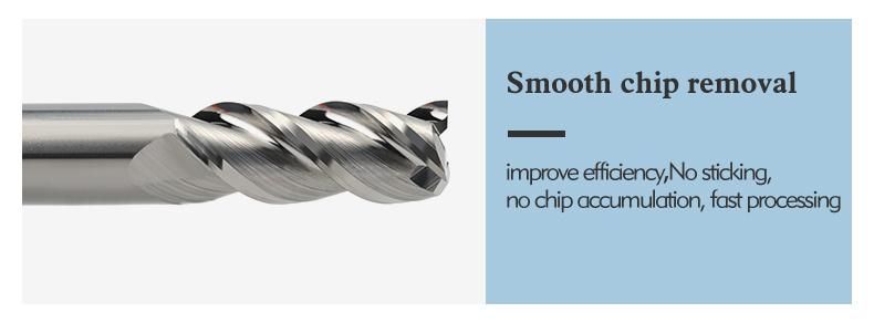 2/3 Flutes Solid Carbide Milling End Tools for Aluminum