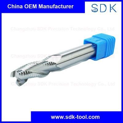 High Quality HRC55 3 Flutes Solid Carbide Roughing End Mill Cutting Tools Endmill for Aluminum