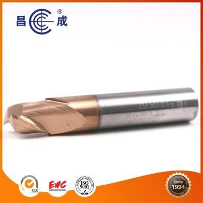 Solid Carbide 2 Flutes Keyway End Mill for Milling Groove