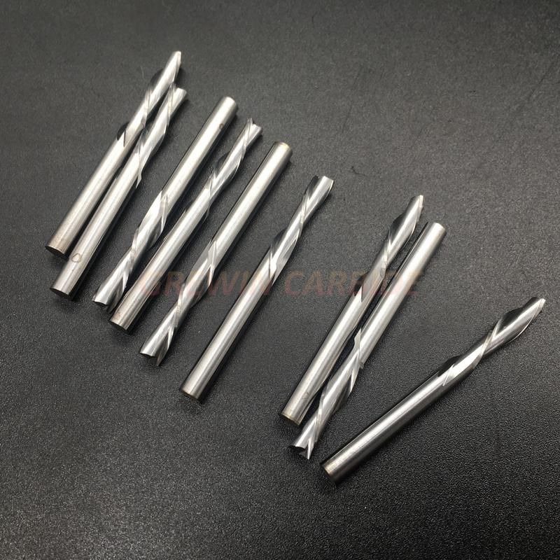 Gw Carbide-HRC50 Tungsten Carbide Single Flute Polishing End Mill for Aluminum Cutting Tools with High Resistance and Good Quality