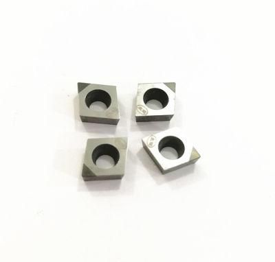 Dcgw11t302 Cutting Tools Tungsten Carbide PCD Diamond Inserts CNC Machine