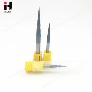 HRC55 2 Flute Solid Carbide Tapered Ball Nose End Mills for Woodcutting