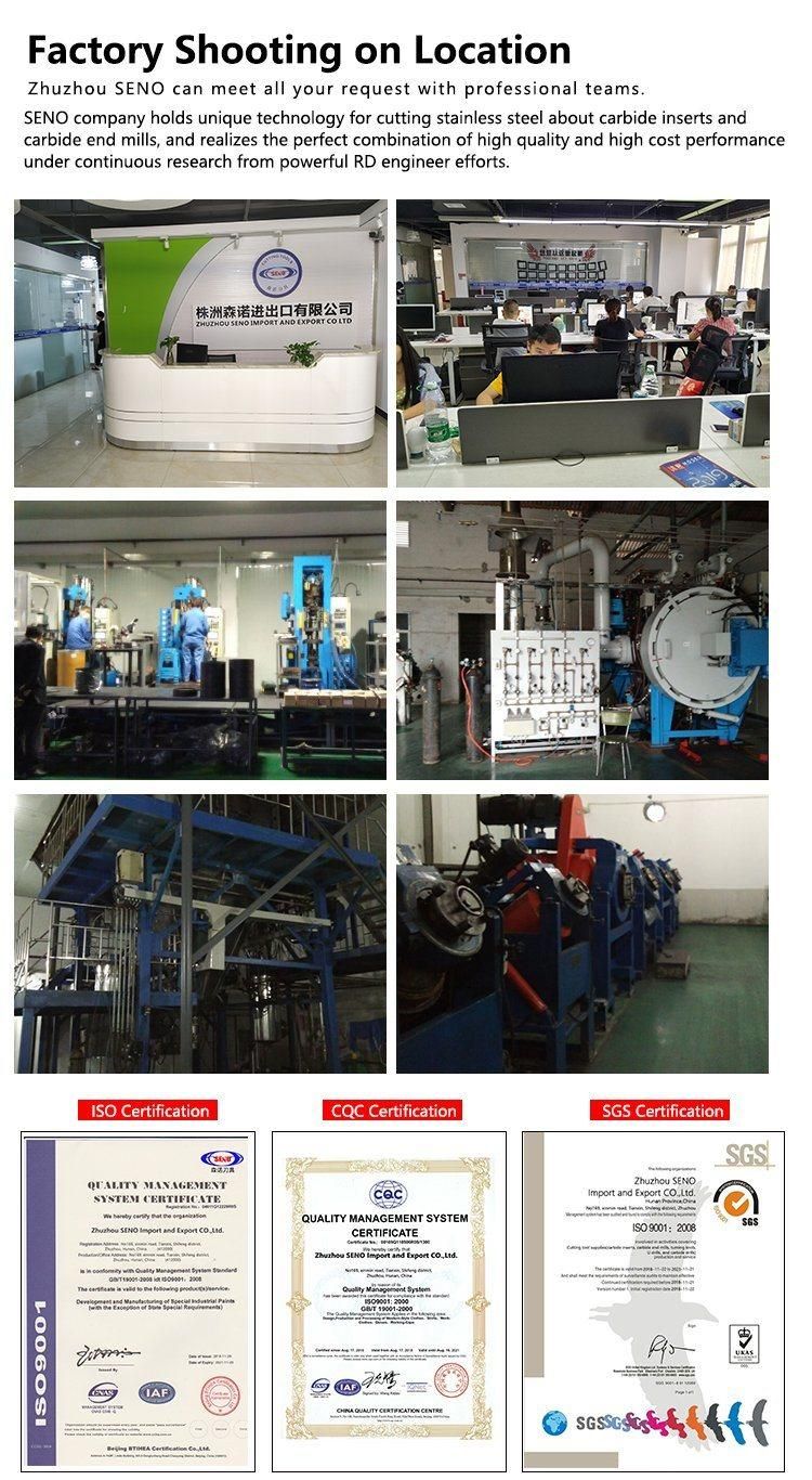 China Products Tungsten Carbide Cutter CNC Machine Turning Inserts Cnmg 120404