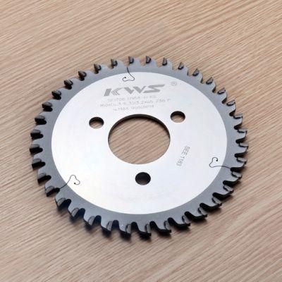 Woodworking Cutting Tools PCD Tipped Conical Scoring Saw Blades for Veneered Boards