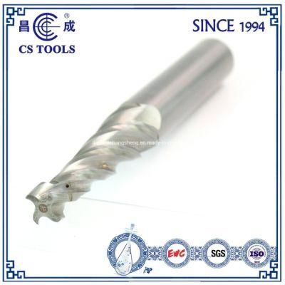 Non-Standard Customized Solid Carbide 4 Spiral Flutes Taper Reamer with Side Cooling Hole