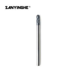 Solid Carbide Extra Long Milling Cutter 6mm Ballnose End Mill CNC