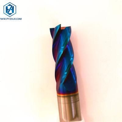 High Quality Coating Carbide 4 Flutes End Mill Cutters for Steel