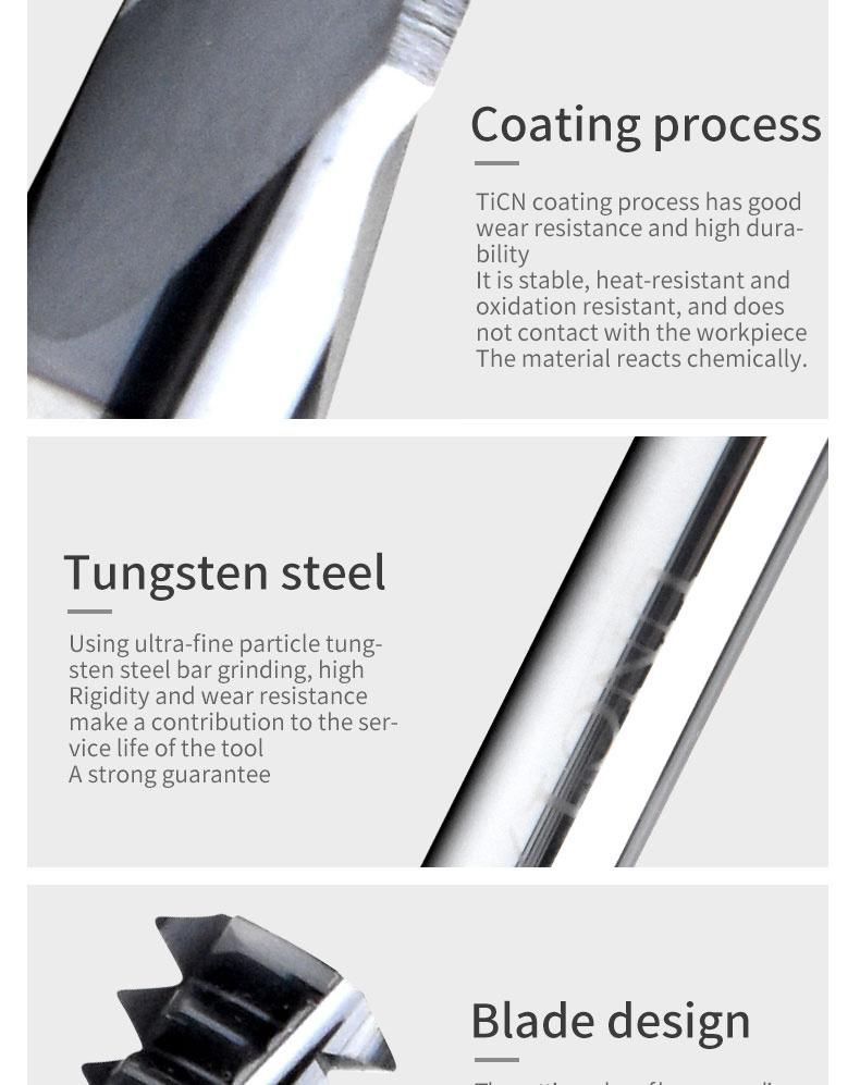 Unc1/4-20 CNC 60° Tungsten Steel American Full Coarse Thread Milling Cutter Unc 5/16 3/8 7/16 9/16 - 20 18 16 14 12 Mill Mills Cutters Cutting Tool